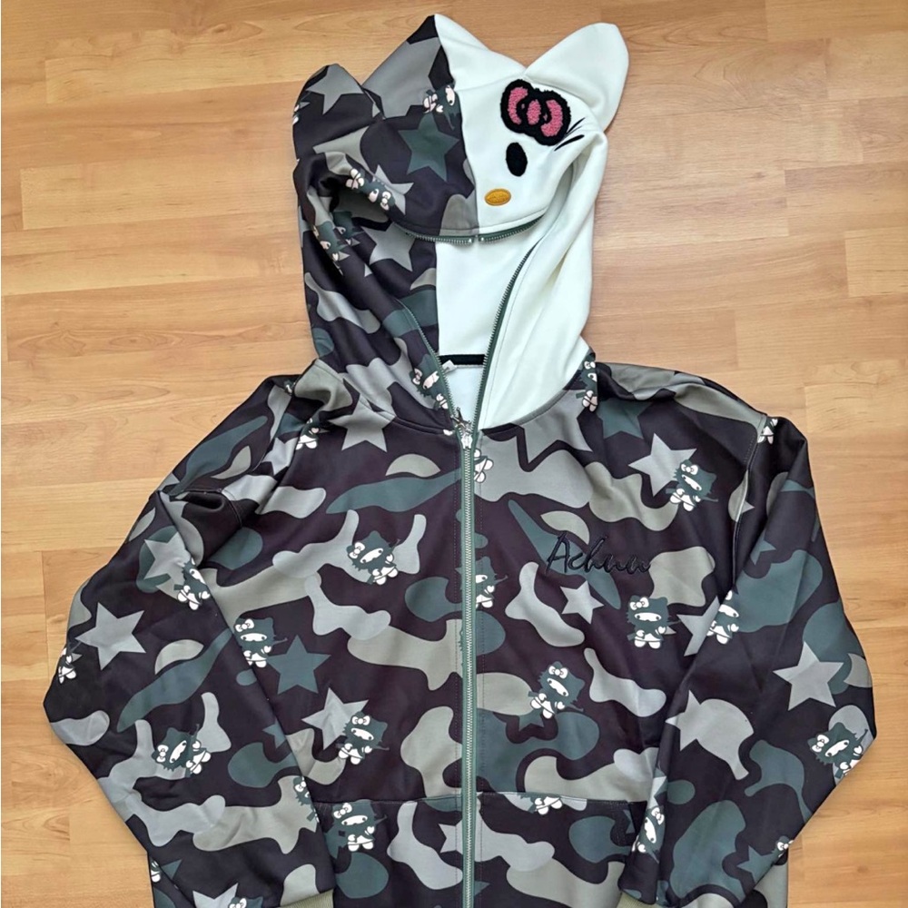 Hello Kitty Camouflage Hoodie
